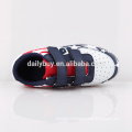 Hot sale colorful flag pattern kids running shoes with led light